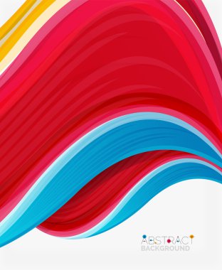 soyut gerçekçi katı dalga arka plan