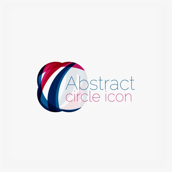 Logo geométrico abstracto — Vector de stock