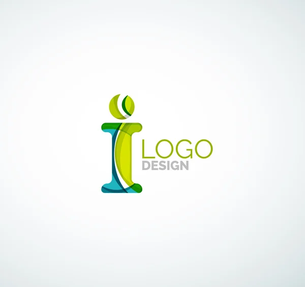 Logo de lettre vectorielle — Image vectorielle