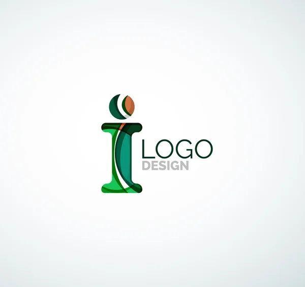 Logotipo de letra vectorial — Vector de stock