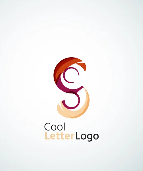 Lettera azienda logo — Vettoriale Stock