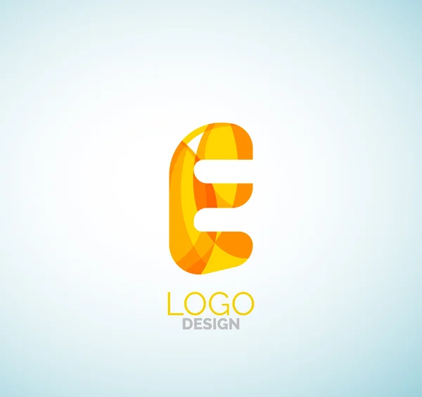 Logotipo de letra vectorial — Vector de stock