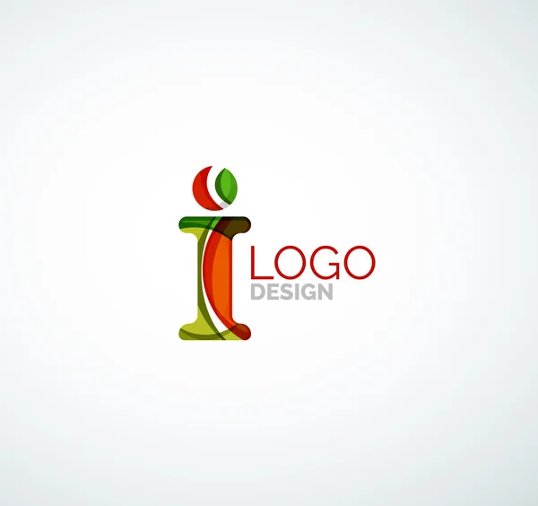 Logotipo de letra vectorial — Archivo Imágenes Vectoriales