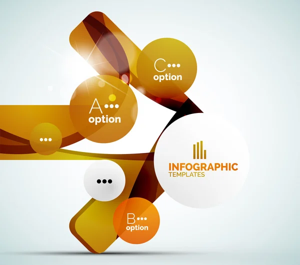 Infografica business moderna — Vettoriale Stock