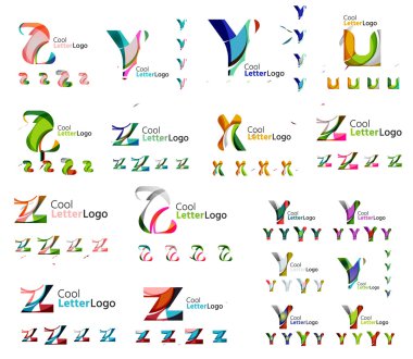 soyut şirket logosu mega toplama