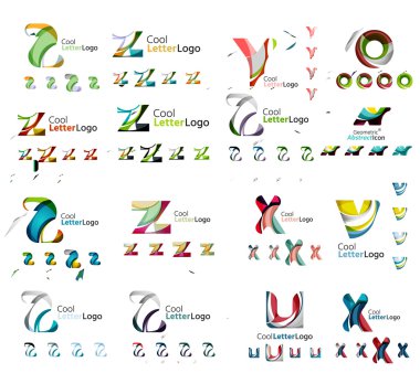 soyut şirket logosu mega toplama