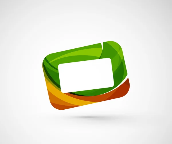 Abstracte geometrische bedrijf logo frame — Stockvector