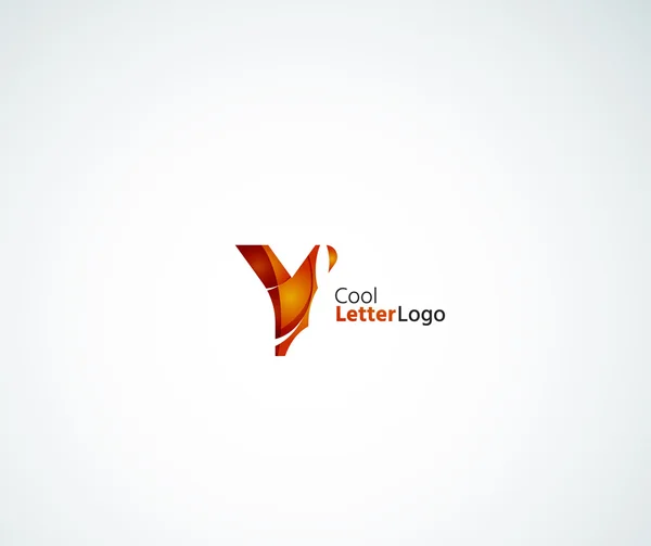 Logo de lettre vectorielle — Image vectorielle