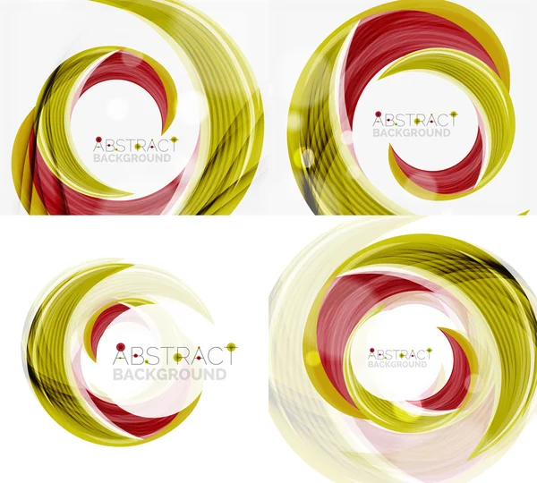 Swirl line abstract background — Stock Vector