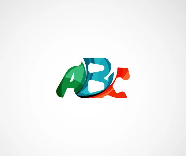 Logo de la empresa Abc . — Vector de stock