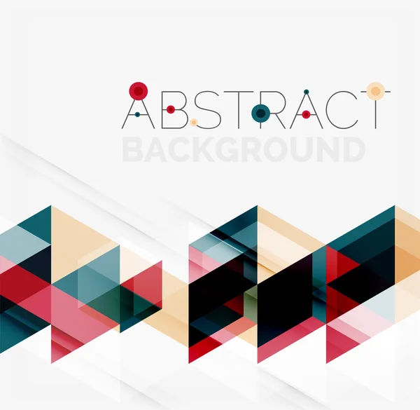 Abstrakter geometrischer Hintergrund. — Stockvektor