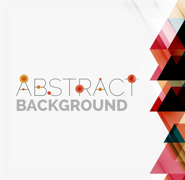 Abstracte geometrische achtergrond. — Stockvector