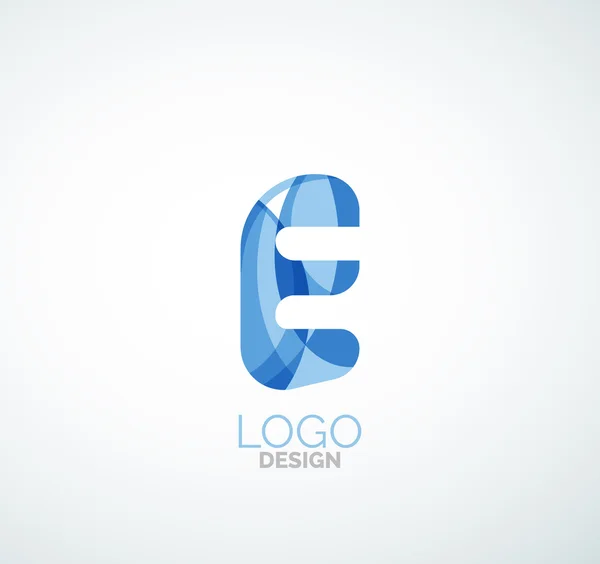 Logotipo de letra vectorial — Vector de stock