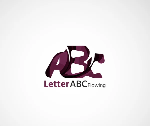 Logo de la empresa Abc. Ilustración vectorial . — Vector de stock