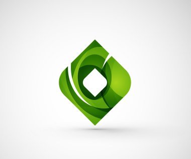 soyut geometrik şirket logosu square,