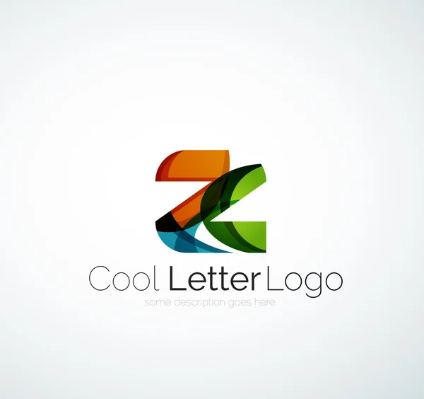 Lettre logo de l'entreprise — Image vectorielle