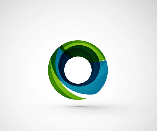 Logotipo geométrico abstracto de la empresa — Archivo Imágenes Vectoriales