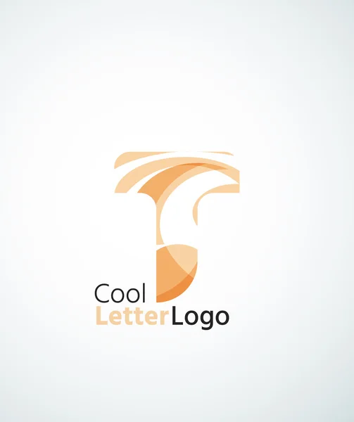 Letra logo de la empresa — Vector de stock