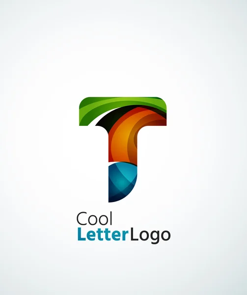 Mektup şirket logosu — Stok Vektör