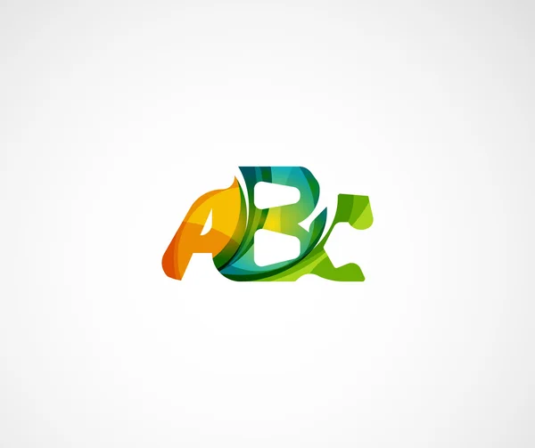 ABC företagets logotyp. vektor illustration. — Stock vektor