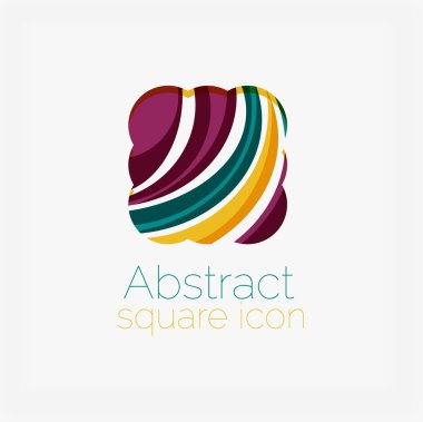 Soyut simetrik geometrik şekiller, iş simgesi