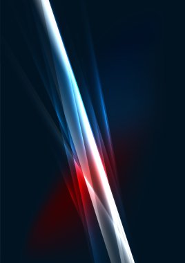 Satırları yıldız ve ışık efektleri ile karanlık uzayda parlayan renk