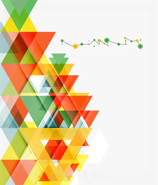 Pulire colorato disegno modello geometrico insolito — Vettoriale Stock