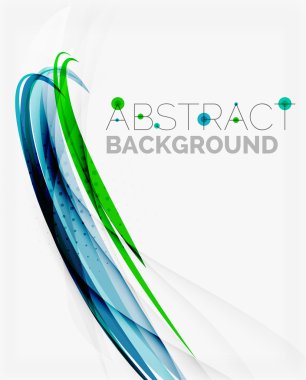 Şirket taze iş dalga tasarım