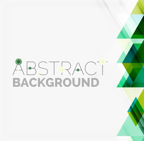 Abstract geometric background. Modern overlapping triangles — Stock Vector