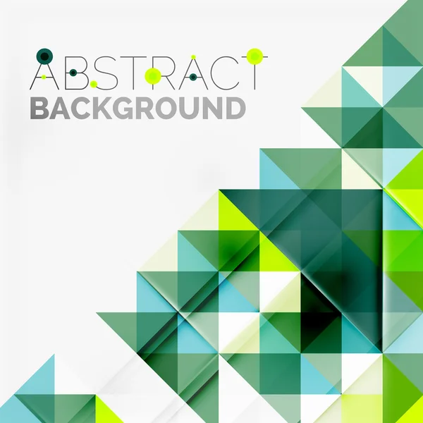 Abstract geometric background. Modern overlapping triangles — Stock Vector