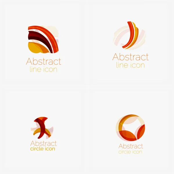 Ren elegant cirkel formet abstrakt geometrisk logo. Universal for enhver ide – Stock-vektor