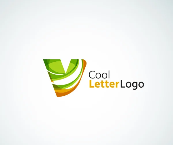 Logo lettera vettoriale — Vettoriale Stock