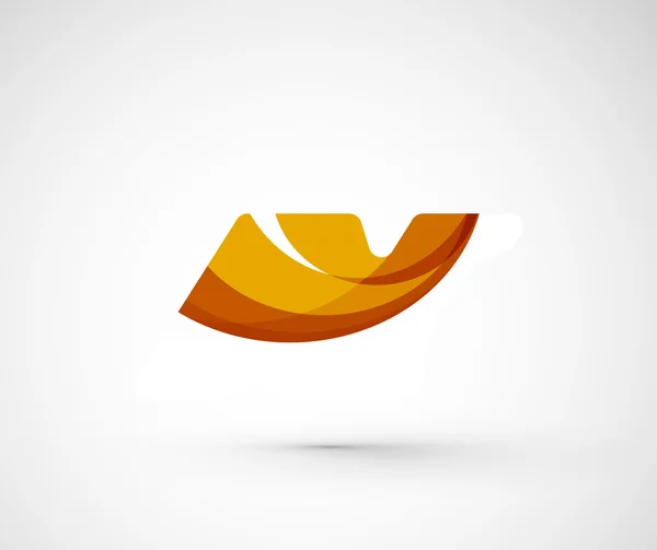 Soyut geometrik şirket logosu — Stok Vektör