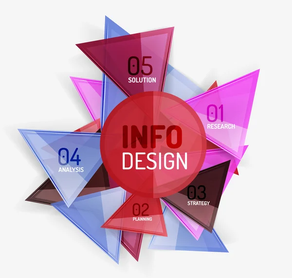 Liiketoiminnan moderni infografia — vektorikuva