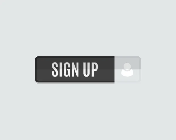 Inscrivez-vous bouton web , — Image vectorielle