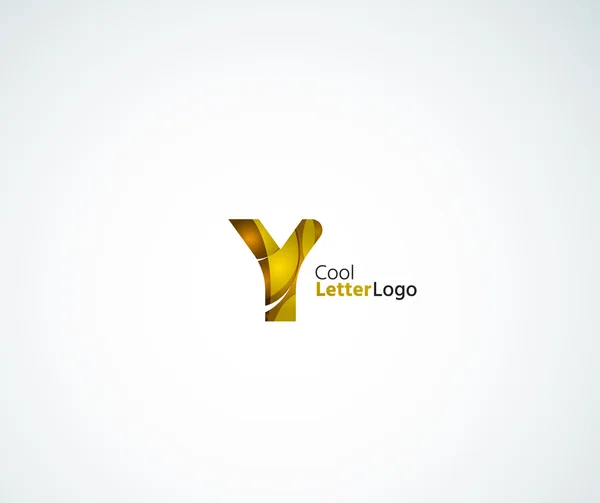 Logotipo de letra vectorial — Vector de stock