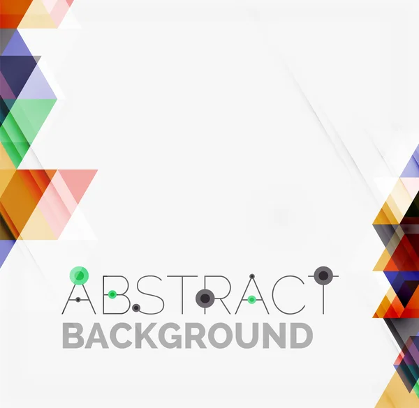 Abstrakter geometrischer Hintergrund. — Stockvektor