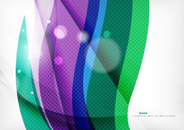 Yeşil mavi mor çizgi arka plan