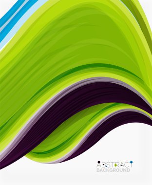 soyut gerçekçi katı dalga arka plan