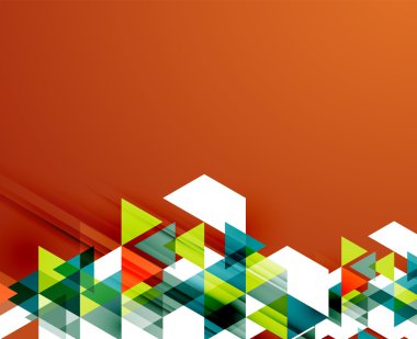 üçgen desen kompozisyonu,