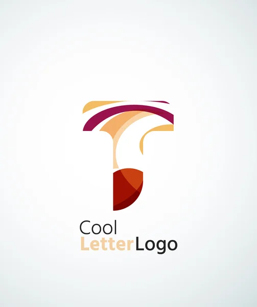Logo společnosti dopis — Stockový vektor