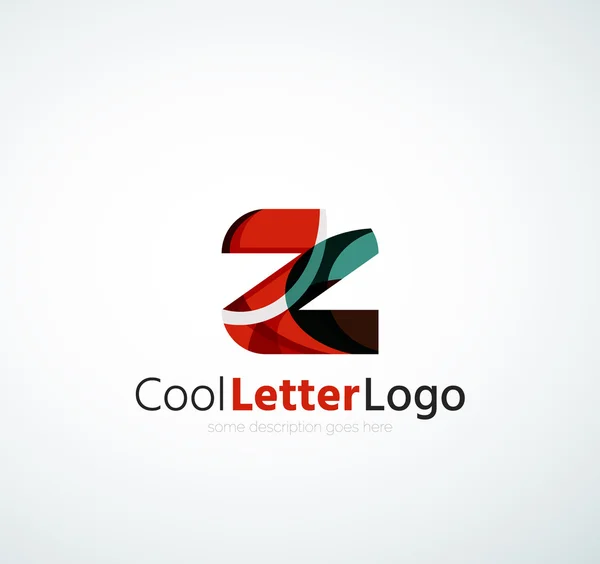 Letra logo de la empresa — Vector de stock