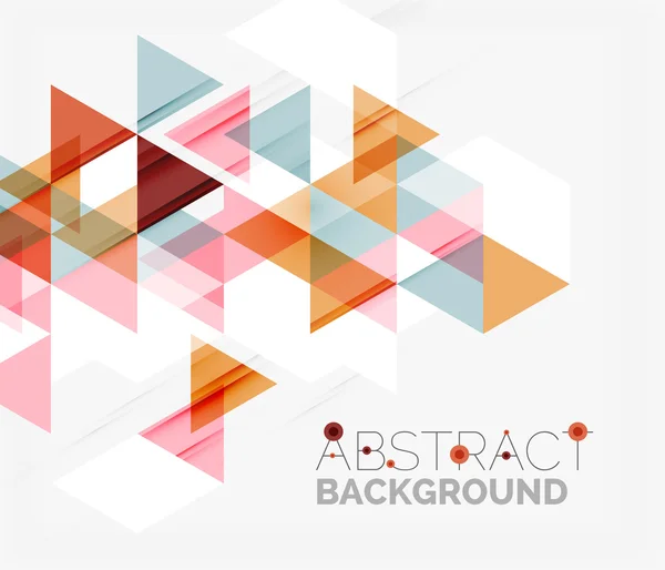 Abstrakter geometrischer Hintergrund — Stockvektor