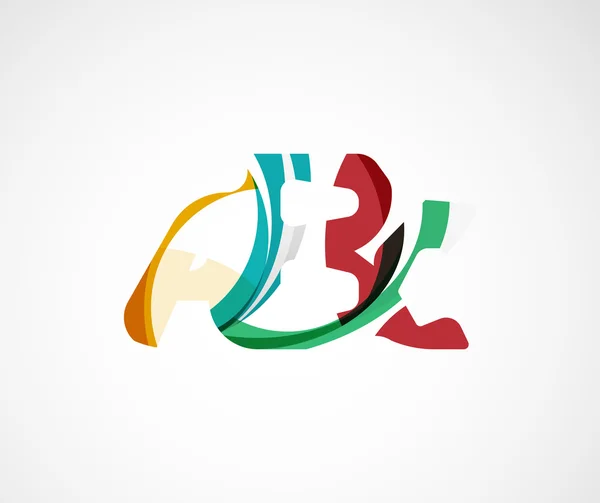 Logo de la empresa Abc . — Vector de stock