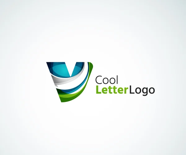 Logotipo da letra vetorial — Vetor de Stock