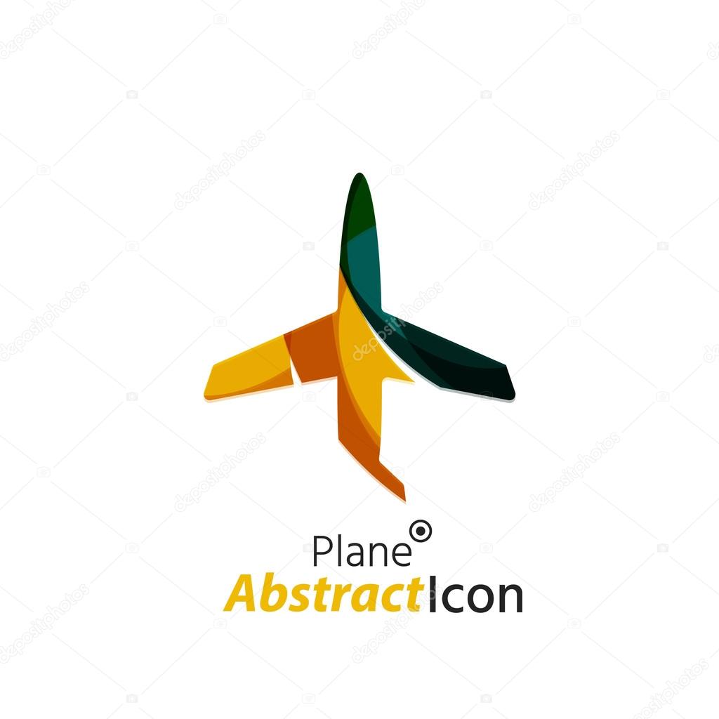 Abstract geometric business corporate emblem