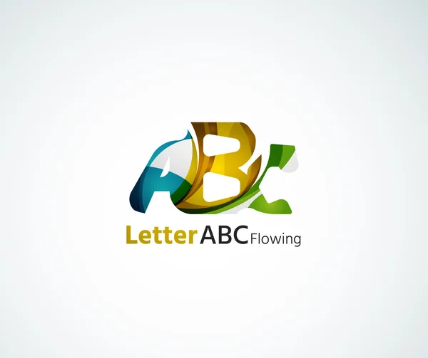 Logo de la empresa Abc. Ilustración vectorial . — Vector de stock