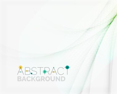 nazik akan dalgalar ile kurumsal beyaz arka plan