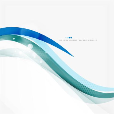 Mavi iş kurumsal dalga satır arkaplanı