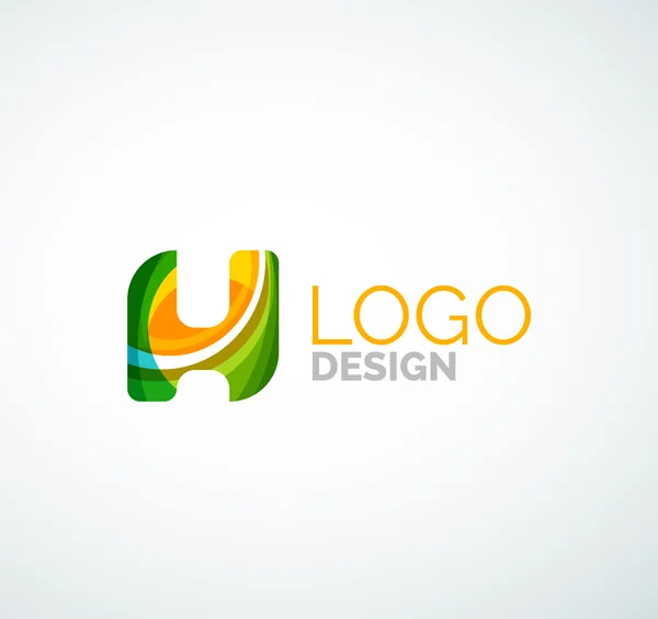 Logotipo de letra vectorial — Archivo Imágenes Vectoriales